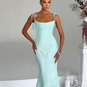 REVOLVE Mint Green Maxi Dress